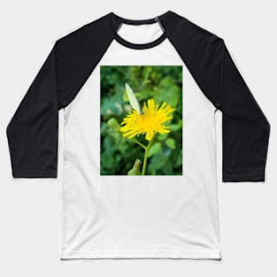 Dandelion Butterfly Baseball T-Shirt
